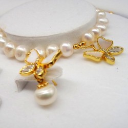 Pearl shell Butterfly Pearl Set