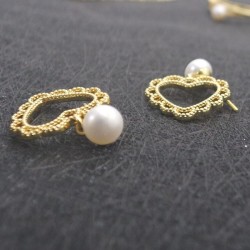 Flower Love Stud Earrings + Pendant + Ring Set